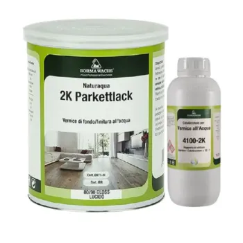 Naturaqua 2K Parkettlack двокомпонентний лак для паркету на водній основі 