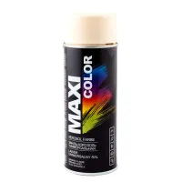 Емаль аерозольна універсальна декоративна Maxi Color RAL 1015 слонова кістка 400 мл Емаль аерозольна універсальна декоративна Maxi Color RAL 1015 слонова кістка 400 мл