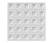 Панель декоративна поліуретанова Art Decor квадрати W 365