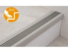 Сходовий захисний профіль Döllken TKNG A 40 (2.5 м) сірий/чорний/алюміній/беж