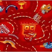 Ковролін дитячий AW Cars 10 червоний