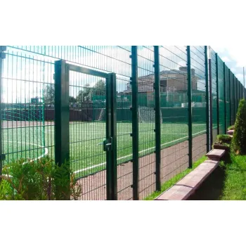 Хвіртка Заграда Спорт з 2D зварної сітки зелений 6005 Хвіртка Заграда Спорт з 2D зварної сітки зелений 6005