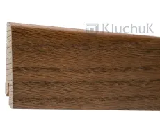 Плінтус дерево Kluchuk Євро 60 Дуб Браун