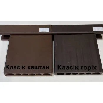 Дошка ДПК для виготовлення грядок структура одностороння