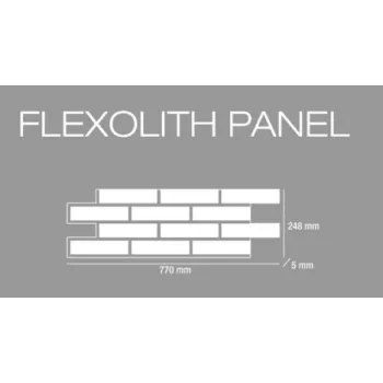 Гнучка цегла Flexolith FLX-119 Цегла на самоклеючій основі для інтер'єрів та фасадів Гнучка цегла Flexolith FLX-119 Цегла на самоклеючій основі для інтер'єрів та фасадів