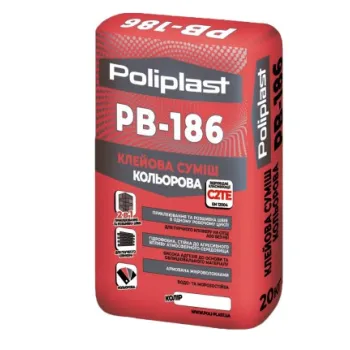PB-186 клей-фуга для гнучкої цегли, клінкера, каменя
