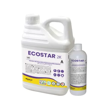 Ecostar 2K Super OP лак паркетний двокомпонентний на водній основі суперматовий