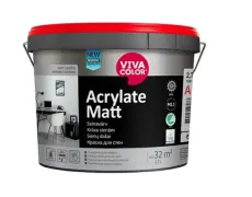 Фарба інтер'єрна акрилатна Vivacolor Acrylate Matt шовковисто-матова база A 