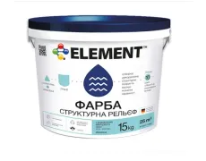 Фарба структурна Element Рельеф матова акрилова Фарба структурна Element Рельеф матова акрилова