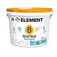 Фарба фасадна Element 8 воднодисперсійнра матова Фарба фасадна Element 8 воднодисперсійнра матова