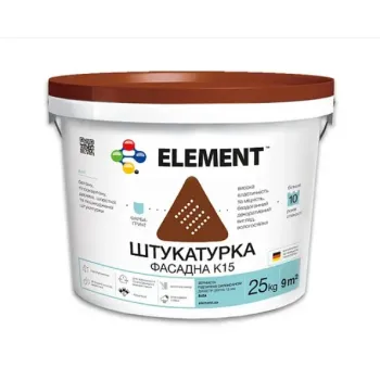 Штукатурка фасадна силоксанова Element К15 Зерниста