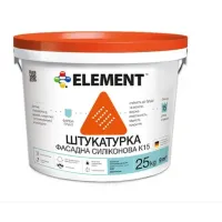 Штукатурка фасадна силіконова Element К15 Зерниста Штукатурка фасадна силіконова Element К15 Зерниста
