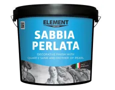 Декоративна штукатурка Element Décor Sabbia Perlata з кварцовим піском та перламутром