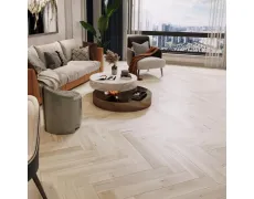 Паркетна дошка Barlinek Ялинка Дуб Bianco Grande Herringbone вибілений
