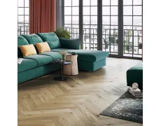 Паркетна дошка Barlinek Ялинка Дуб Toffee Piccolo Herringbone світло-коричневий
