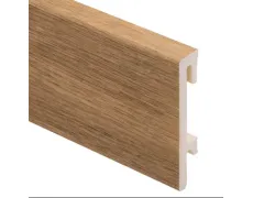 Плінтус Salag Bravo плівка 80х16х2400мм Solid Oak