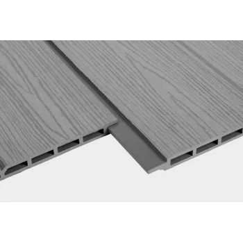 Дошка фасадна ДПК Polymer&Wood сірий  