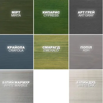 Wood Wax фарба-віск для дерева для внутрішніх та зовнішніх поверхонь