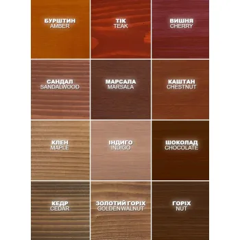 Universal Varnish універсальний лак для дерева, OSB, ДСП, МДФ та ін. ззовні Universal Varnish універсальний лак для дерева, OSB, ДСП, МДФ та ін. ззовні