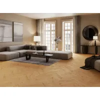 Вінілова підлога ялинкою Barlinek Next Step Herringbone Ginger Oak
