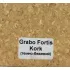 Лінолеум комерційний Grabo Fortis 16570 темно-бежевий Kork