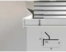 Профіль тіньового шва з LED підсвіткою АСТ-50