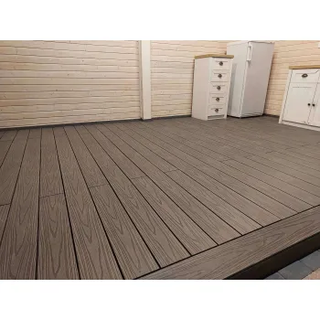 Терасна дошка ДПК HolzDorf 140х20х2400 Імпрес Бук