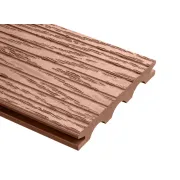 Терасна дошка ДПК HolzDorf 140х20х2400 Імпрес Каштан