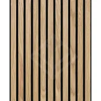 Рейкова акустична панель Lines Дуб Natural 
