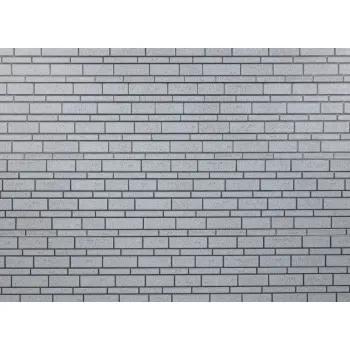 Фасадні панелі MF panel Сіра рельєфна цегла BR-01-015