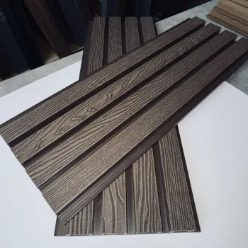 Рейка фасадна ДПК Wall Textur 3D|Moca Brown Рейка фасадна ДПК Wall Textur 3D|Moca Brown