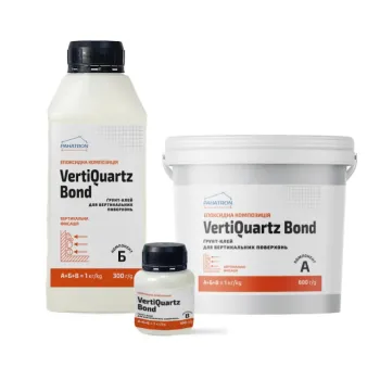 Клей для кам'яного килима вертикальних поверхонь VertiQuartz Bond Клей для кам'яного килима вертикальних поверхонь VertiQuartz Bond