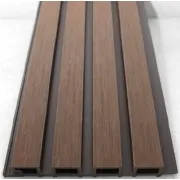 Рейка фасадна ДПК Teack black half