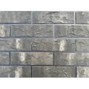 Гнучка цегла на сітці із захисною плівкою E-brick Graphite №4