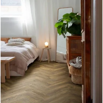 Вінілове погриття Divino Rigit Texas Oak Dark Brown Herringbone 82871 Вінілове погриття Divino Rigit Texas Oak Dark Brown Herringbone 82871