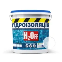 Гідроізоляція універсальна акрилова фарба-мастика H2Off прозора Гідроізоляція універсальна акрилова фарба-мастика H2Off прозора