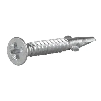 Саморіз із крильцями 4,8 × 38 CorrSeal до сталі 2,5-4мм потай РН2 (250)