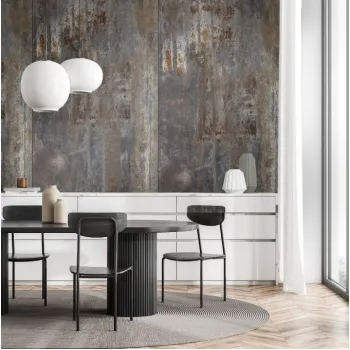 Стінові панелі SPC Rocko Tiles 2800х1230х4 мм Нейтів Стііл R120