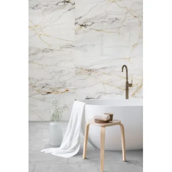 Стінові панелі SPC Rocko Tiles 2800х1230х4 мм Марбел Голд R154