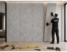 Стінові панелі SPC StoneX 2800×960×4 мм 284032 Імперадор Сільвер 