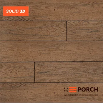 Терасна дошка масивна Porch Solid 3D Teak Терасна дошка масивна Porch Solid 3D Teak