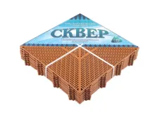 Сквер теракот пластикові модульні покриття