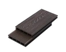 Терасна дошка ДПК Brugan Elegant Light 3D|Wine Brown 
