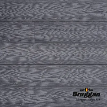 Терасна дошка ДПК Bruggan Elegant Light 3D|Graphite 