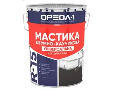 Ореол R-15 Мастика бітумно-каучукова універсальна 20 кг