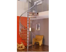 Сходи гвинтові SPIRAL EFFECT серблястий Сходи гвинтові SPIRAL EFFECT серблястий