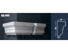 Підвіконня для фасаду з пінополістиролу ПД-009