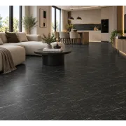 Кварцвинил Linofloor Fortress Calacatta Black