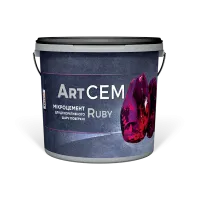 Ruby мікроцемент для декоративного шару поверхні однокомпонентний