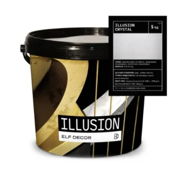Illusion Crystall декоративна перламутрова штукатурка